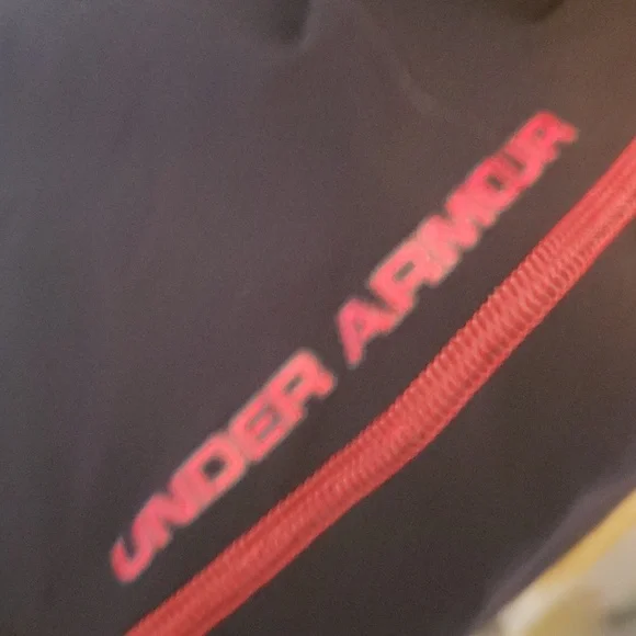 Men's Xxl Black and Red Under Armour Baselayer Cold Gear Compression Winter Shir - Picture 4 of 6